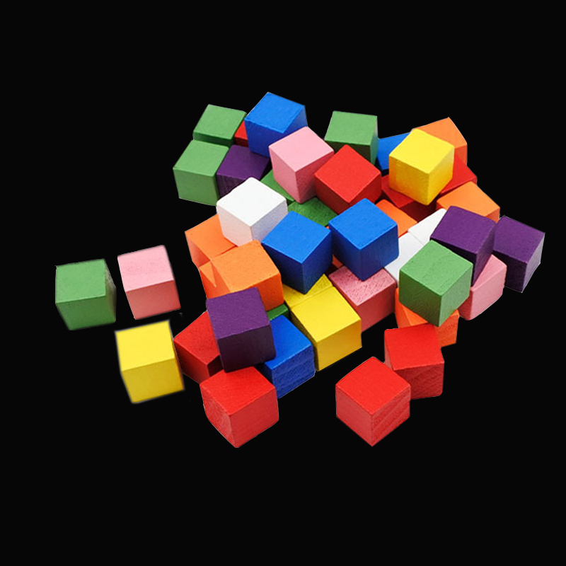 Board Game Catan - 100 buah/lot 14 warna 10mm kubus