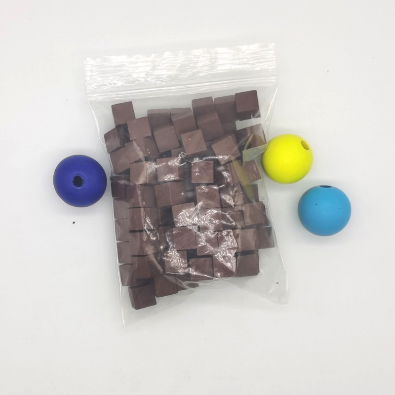 100 buah/Lot 10mm kubus kayu w - Board Game Catan ulasan dan harga