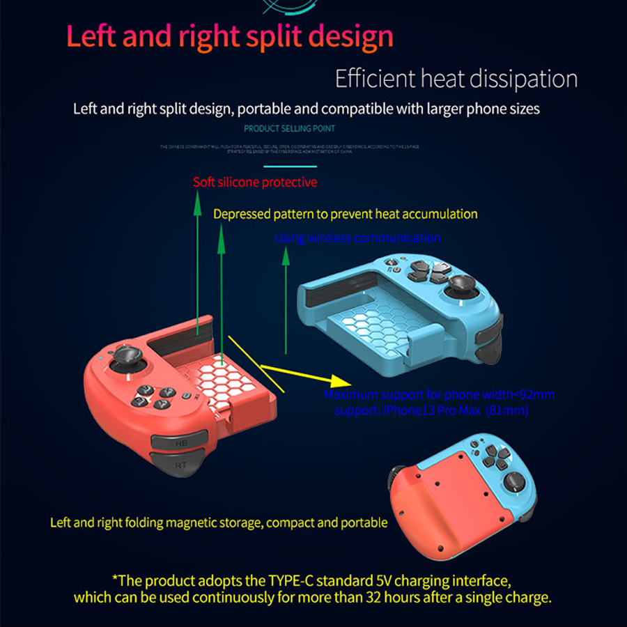 Mocute 061 Gamepad nirkabel ka - Board Game Android ulasan dan harga
